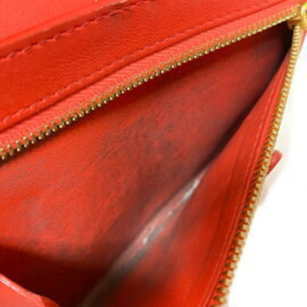 Celine Multi Function Wallet Beige Red Leather - image 4